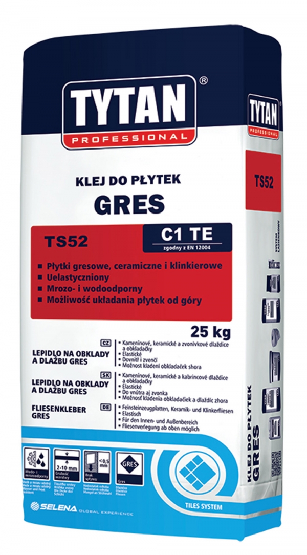 Klej do płytek gres TS 52