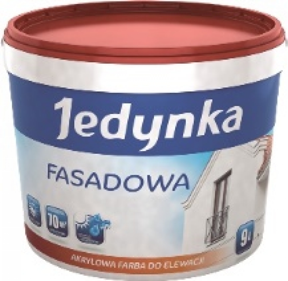 Stylowa fasada domu w kolorach Jedynki