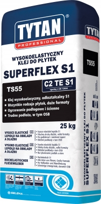 Wysokoelastyczny klej do płytek  SUPERFLEX S1 TS 55