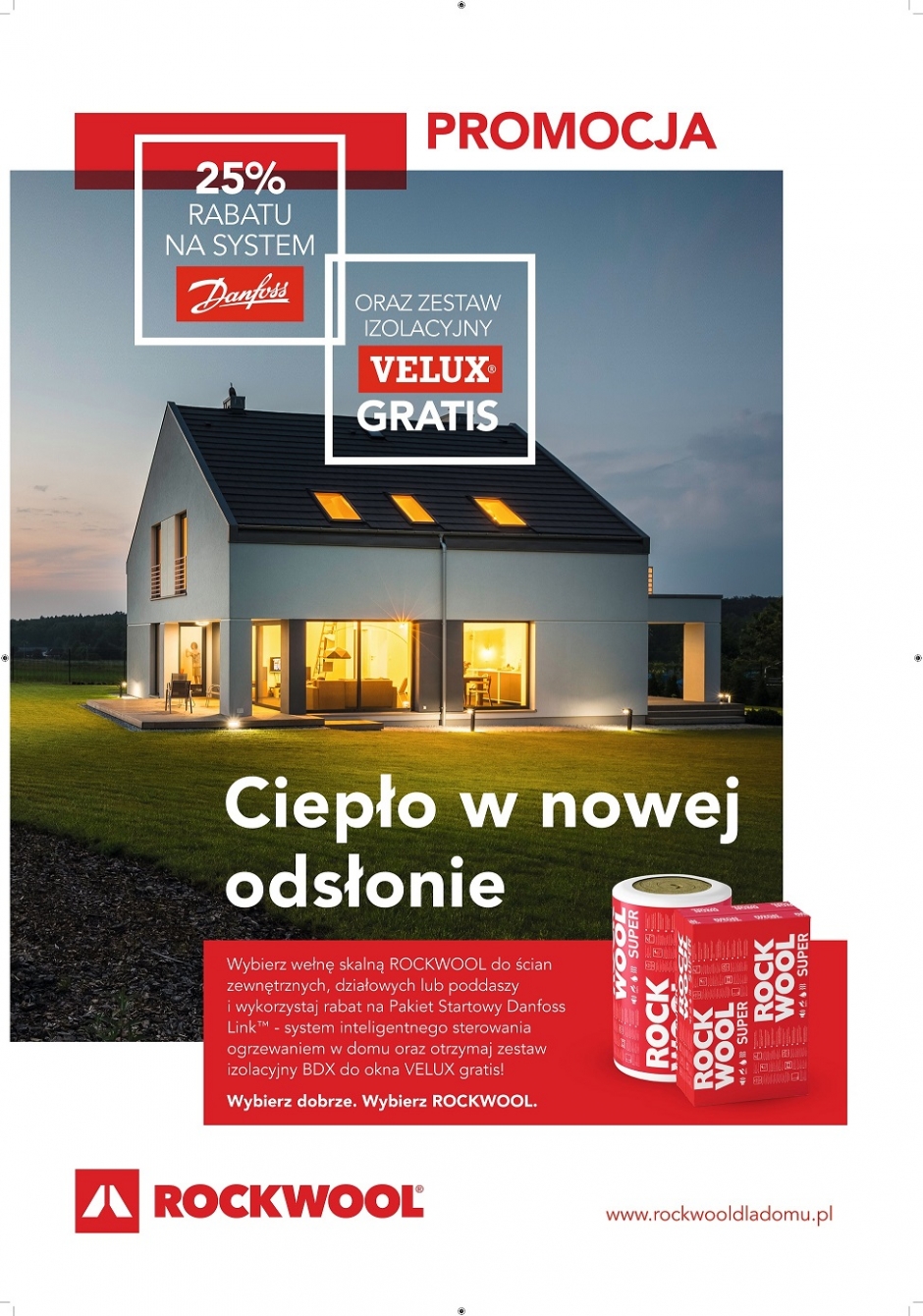 ROCKWOOL dla domu – ciepło w nowej odsłonie i atrakcyjne nagrody!