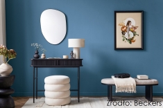 Zjawiskowy spokój, czyli wnętrza w nasyconym błękicie