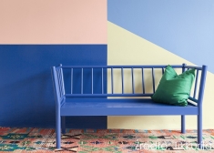 Designerski vintage w szafirowym blasku