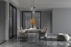 Efektowne jadalnie w gorących trendach dekoracyjnych